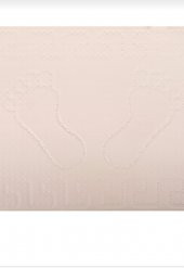 kırmızı  renk  paspas  Kaymaz tabanlı Banyo paspasi ayak izli kırmızı 40 x 60 cm - 2