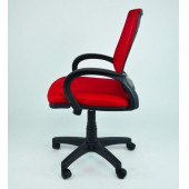 ECEMİCE Fileli Petek Ofis Büro Bilgisayar Koltuğu Sandalyesi Kırmızı - 2