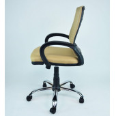 ECEMİCE Fileli Petek Ofis Büro Bilgisayar Koltuğu Sandalyesi KROM AYAK - 2