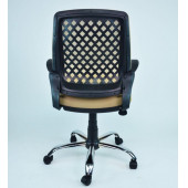 ECEMİCE Fileli Petek Ofis Büro Bilgisayar Koltuğu Sandalyesi KROM AYAK - 3