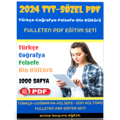 2025-TYT Sözel Fulleten PDF Eğitim Seti - 1