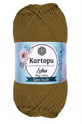 Lotus Bikini Büstiyer Bluz Örgü İpi K484 Yağ Yeşili - 1