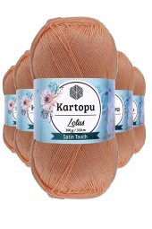 5 Adet Lotus Bikini Büstiyer Bluz Örgü İpi  K277 Şeftali - 1