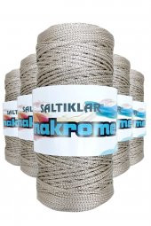 5 Adet Polyester Makrome İpi 227 Bej 100 gr - 1