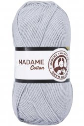 Madame Cotton El Örgü İpi Yünü 100 gr 001 Gri - 1