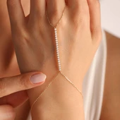 Altın Şahmeran Bileklik 14 Ayar Suyolu Tasarım - 2