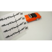 Renault RS Kapı Açma Kolu Racing Devolopment Sticker Seti - 1
