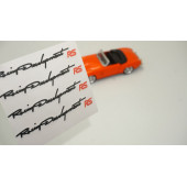 Renault RS Kapı Açma Kolu Racing Devolopment Sticker Seti - 4