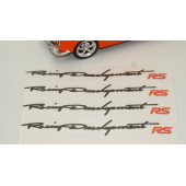 Renault RS Kapı Açma Kolu Racing Devolopment Sticker Seti thumbnail 2