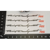 Renault RS Kapı Açma Kolu Racing Devolopment Sticker Seti thumbnail 3