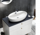Turkuaz Cerastyle One Lavabo 67x42cm Çanak Tezgah Üstü (Delikli) - 1