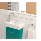 Turkuaz Cerastyle City Lavabo 25x50 Cm (Batarya Soldan Delikli) - 1