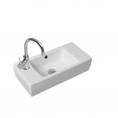 Turkuaz Cerastyle City Lavabo 25x50 Cm (Batarya Soldan Delikli) - 2