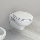 Turkuaz Lila Asma Klozet ve Lila Yavaş Kapanan PP Kapak thumbnail 2