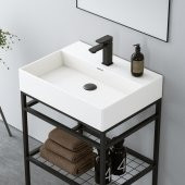 Orka Capetown 60 cm Beyaz Banyo Dolabı Alt Modül ve Lavabo - 1