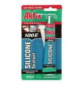 Akfix 100E Genel Amaçlı Sızdırmaz Silikon Tüp Şeffaf 50 mL - 2