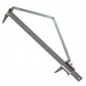 BTS 12111 Paslanmaz Açı Ölçer Gönye 60 cm - 1