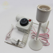 Termostat Kontrollü Düğmeli Yanan 1 Lamba Çıkışlı 1 Uzun Duyu Seti Hayvan Sürüngen Sistemi - 1