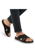 Muya Tiger 31318-001 Anatomik Taban Erkek Terlik Siyah 40-45 - 1