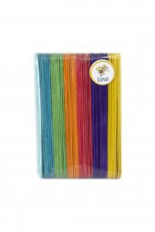 Lino Renkli Ahşap Çubuk 50li 15 cm Rbz-031 - 1