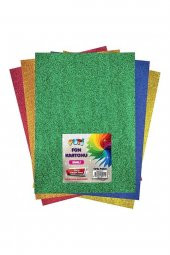 Puti Simli Fon Kartonu 25X35 Cm 10 Lu Karışık - 1