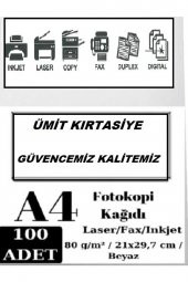 Ümit Kırtasiye A4 Fotokopi Kağıdı 100lü Paket 80 Gr - 2