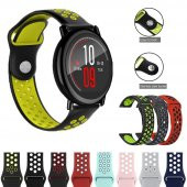 Amazfit Pace Delikli Spor Silikon Kordon Kayış - 1