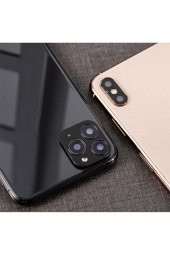 Apple Iphone Xs 5.8 Cp-01 Iphone 11 Pro Max Kamera Lens Dönüştürücü Siyah - 3