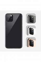 Siyah Apple Iphone X Cp-03 Zore Iphone 11 Pro Max Kamera Lens Dönüştürücü - 4