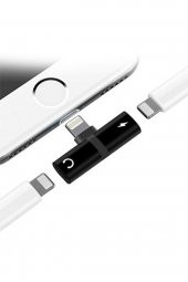 Iphone Kulaklık Dönüştürücü Şarj Soket Çoklayıcı Adaptör 7 8 X - 1