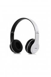 J-47-51 P47 Beyaz Wireless Bluetooth 5.0 Edr Kablosuz - Extra Bass - Fm Radyo Kafa Üstü Kulaklık - 1