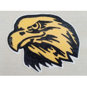 KARTAL STİCKER Sarı 9x7cm EAGLE STİCKER, KARTAL ETİKETİ, KARTAL ÇIKARTMASI - 1