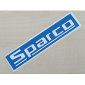 SPARCO STİCKER 12,5x3cm (mavi) SPARCO YAZISI - SPARCO ETİKETİ - SPARCO ÇIKARTMASI - 1