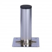 (4 Adet) Mobilya Masa Sehpa Ayağı Metal Ayak 10 Cm Krom - 4