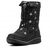 Albishoes Kaymaz Taban Fermuarlı Kız Çocuk Suya Dayanıklı Kürklü Termal Kar Botu - 3