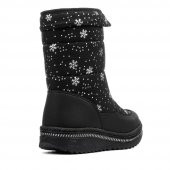 Albishoes Kaymaz Taban Fermuarlı Kız Çocuk Suya Dayanıklı Kürklü Termal Kar Botu - 4