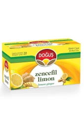 Doğuş Zencefil Limon Bitki Çayı Poşet Sallama Çay 20 Li - 1