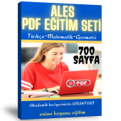 Ales Hazırlık Eğitim Seti (700 Sayfalık Pdf Kitabı) - 1