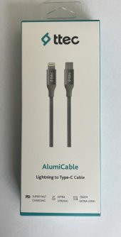 Ttec AlumiCable Type-c Lightning Hızlı Şarj Kablosu 150cm 2DK41UG Uzay Grisi - 3