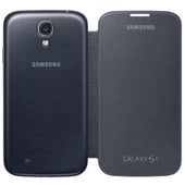 Samsung i9500 Galaxy S4 Orjinal Flip Cover Kılıf - Siyah EF-FI950BBEGWW thumbnail 4