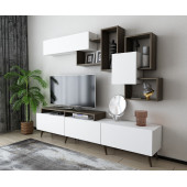 EVDEKİMODA AMMY TV ÜNİTESİ (BEYAZ-CEVİZ) - 3