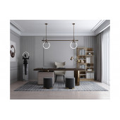 EVDEKİMODA ARYA KİTAPLIK (UD-BEYAZ) - 4