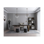 EVDEKİMODA ARYA KİTAPLIK (SİYAH-UD) - 4