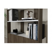 EVDEKİMODA ELENA KİTAPLIK (BEYAZ-CEVİZ) - 4