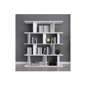 EVDEKİMODA GRACE KİTAPLIK (BEYAZ) - 2