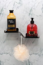 Dekoratif banyo düzenleyici, Banyo rafı, Banyo şampuan rafı, Banyo organizer - 2