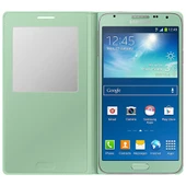 Samsung N7500 Galaxy Note 3 Neo Orjinal S View Cover Kılıf - Yeşil - EF-CN750BMEGWW - 5
