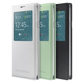 Samsung N7500 Galaxy Note 3 Neo Orjinal S View Cover Kılıf - Yeşil - EF-CN750BMEGWW - 6