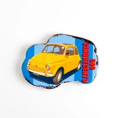 Buzdolabı Magneti Fiat 500 Cinquecento Klasik Otomobil thumbnail 1