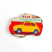 Buzdolabı Magneti Fiat 500 Klasik Otomobil thumbnail 1